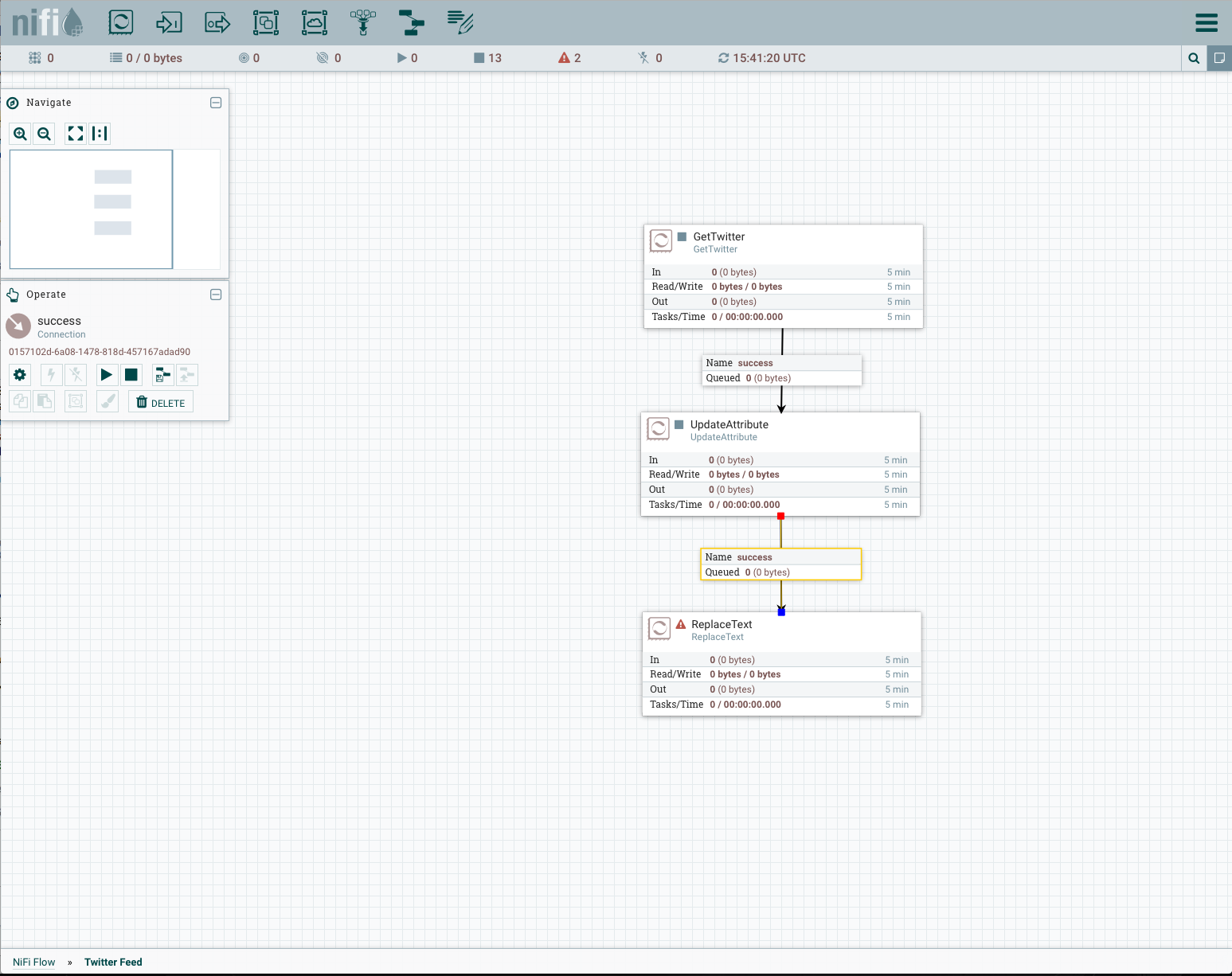 Creating a Process Group for Twitter Data in NiFi - Cloudera Community ...