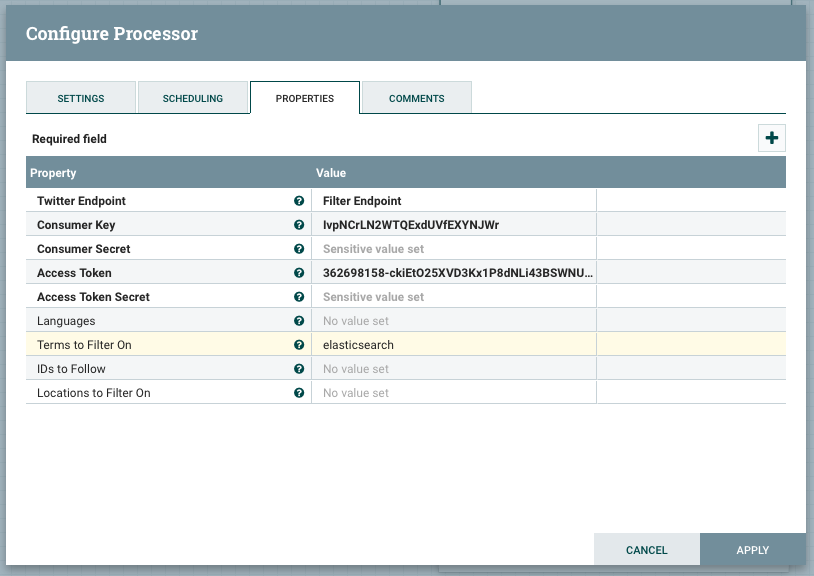 Creating a Process Group for Twitter Data in NiFi - Cloudera Community ...