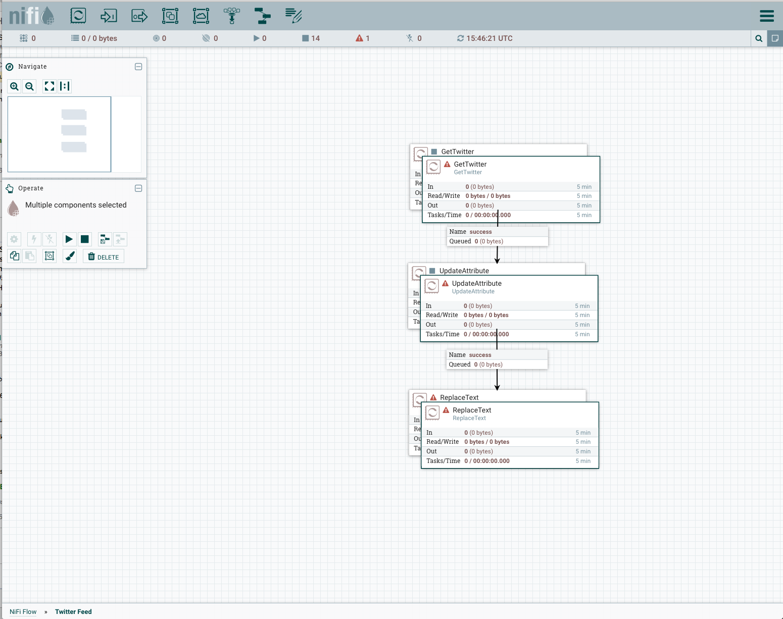 Creating a Process Group for Twitter Data in NiFi - Cloudera Community ...
