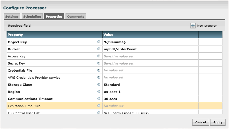 Integrating Apache Nifi With Aws S3 And Sqs Cloudera Community