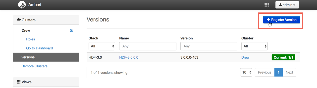 How to Register Target Version and Perform an Amba... - Cloudera ...