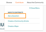 Ask a Question via Contribute menu.png