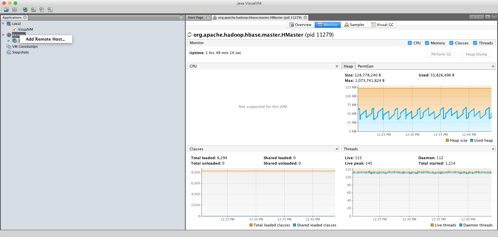 Monitor Hadoop JVMs with jVisualVM - Cloudera Community - 246242