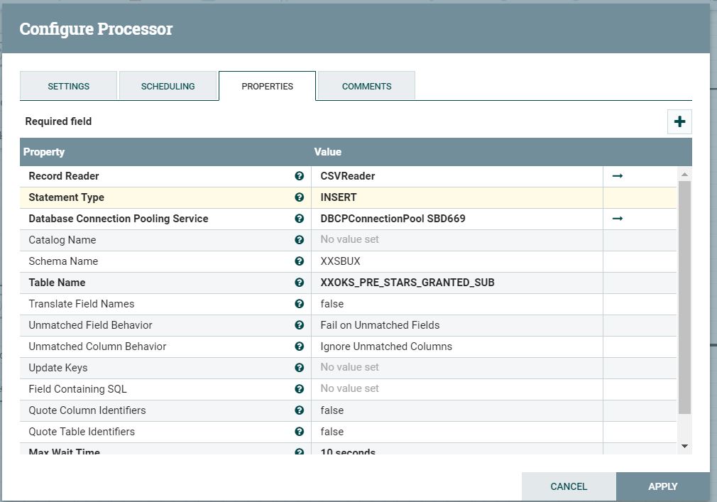 truncate Oracle table before PutDatabaseRecord  Cloudera Community