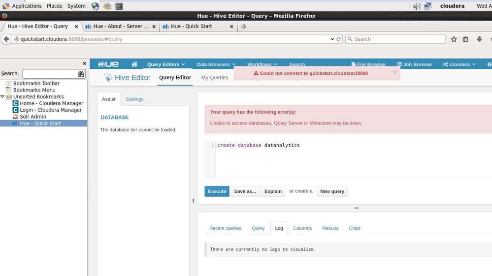 error while giving query.JPG