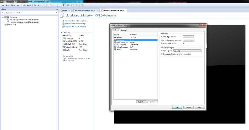 No of cores per processor