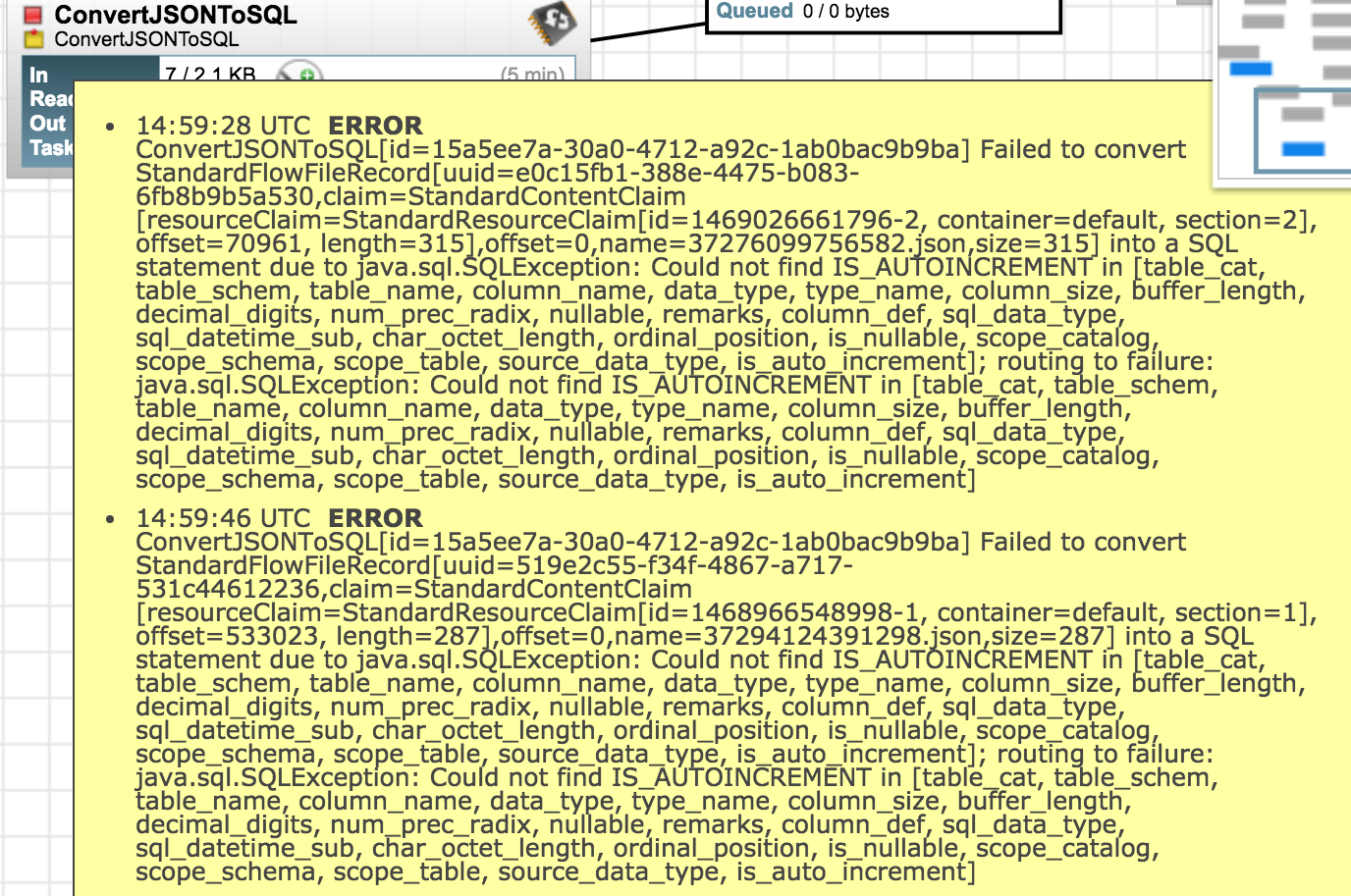 Solved: ConvertJSONtoSQL In Apache NiFi For Sending To Put ...