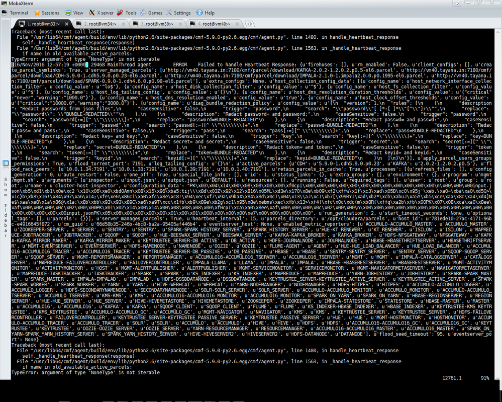 cloudera agent error log