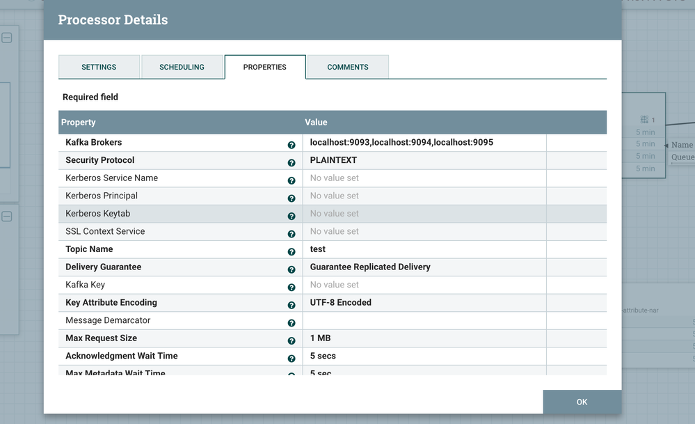 publisher configuration