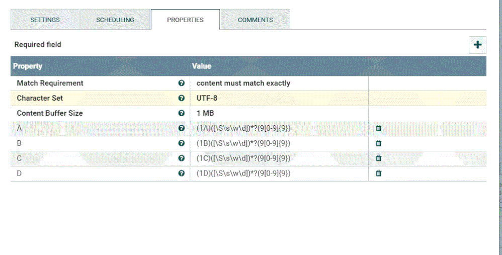 regex based routing