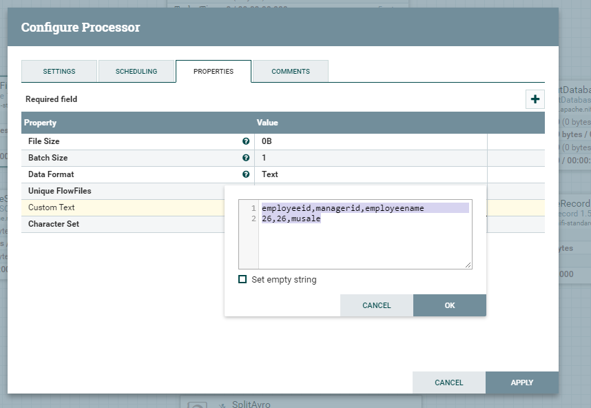 GenerateFlowFile