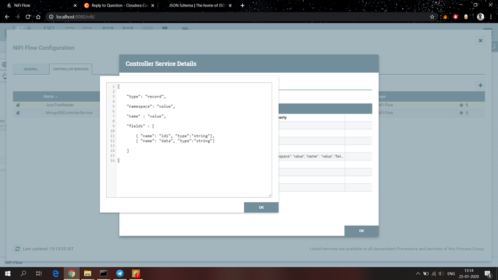 how to configure this  because i get "could not parse to json"