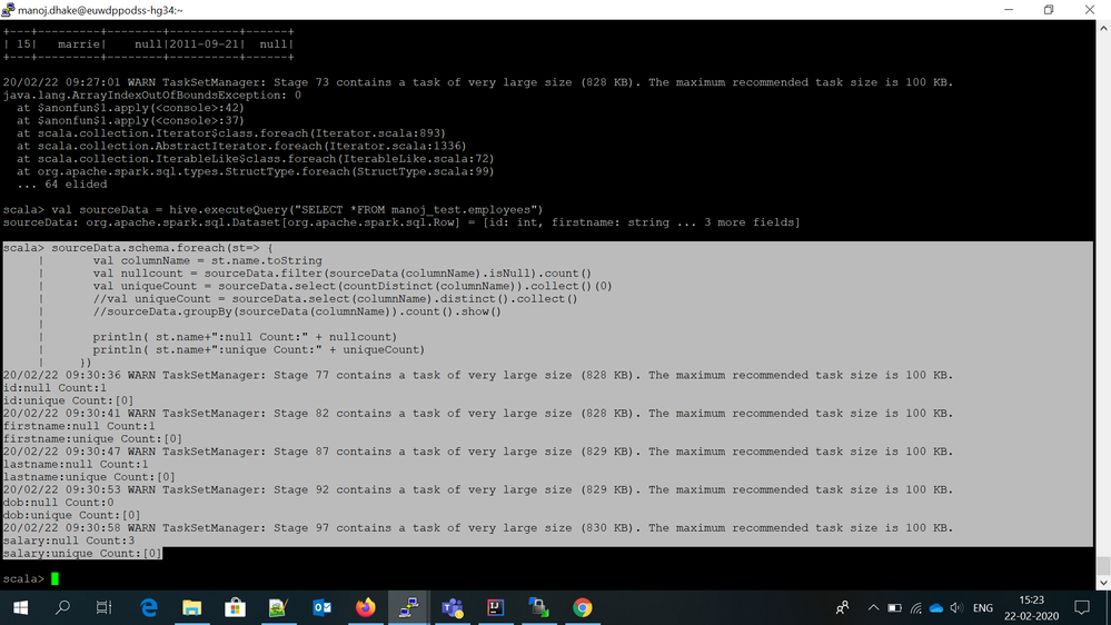Spark Job Output in yarn mode