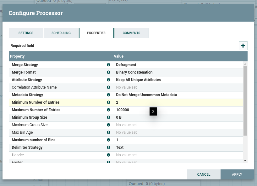 Solved NiFi mergeontent max file size handle Cloudera Community 290987