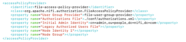 authorizers.xml file