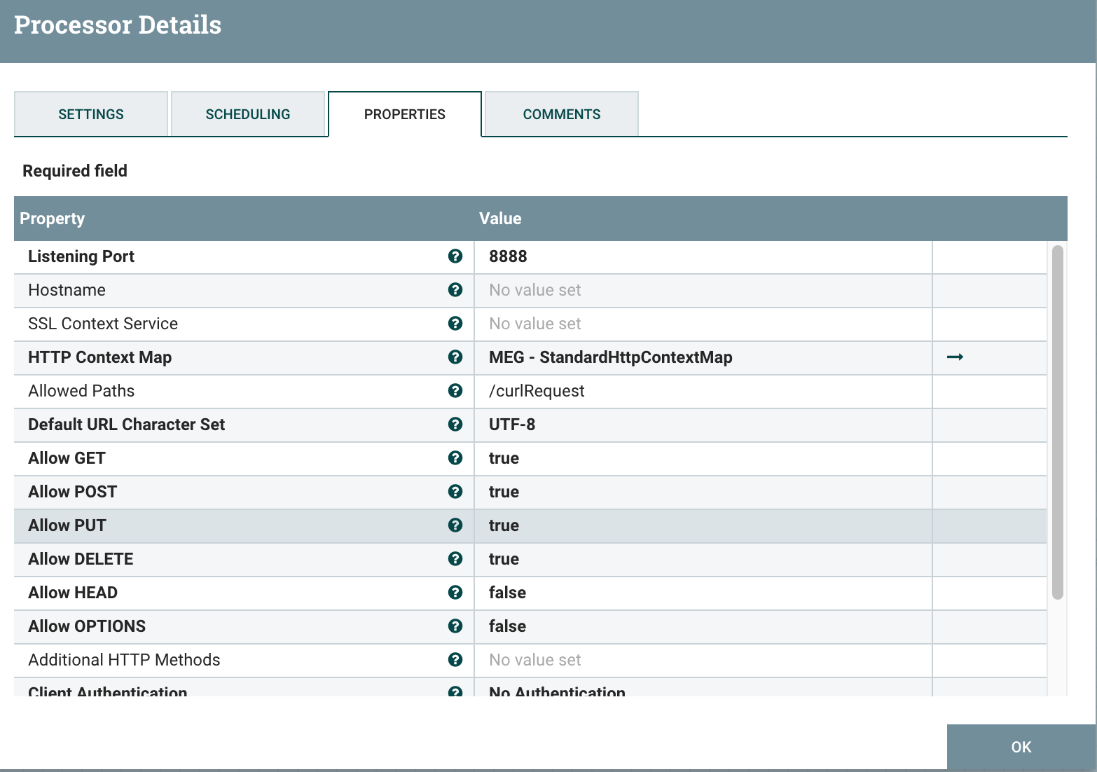 Config value. Controller service. Apache Nifi connect to POSTGRESQL. Kafka Nifi. Data settings.