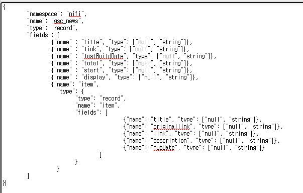 avroregistry schema