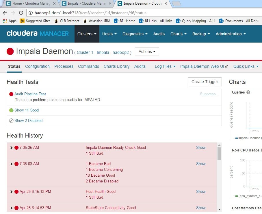 More specifics on the error