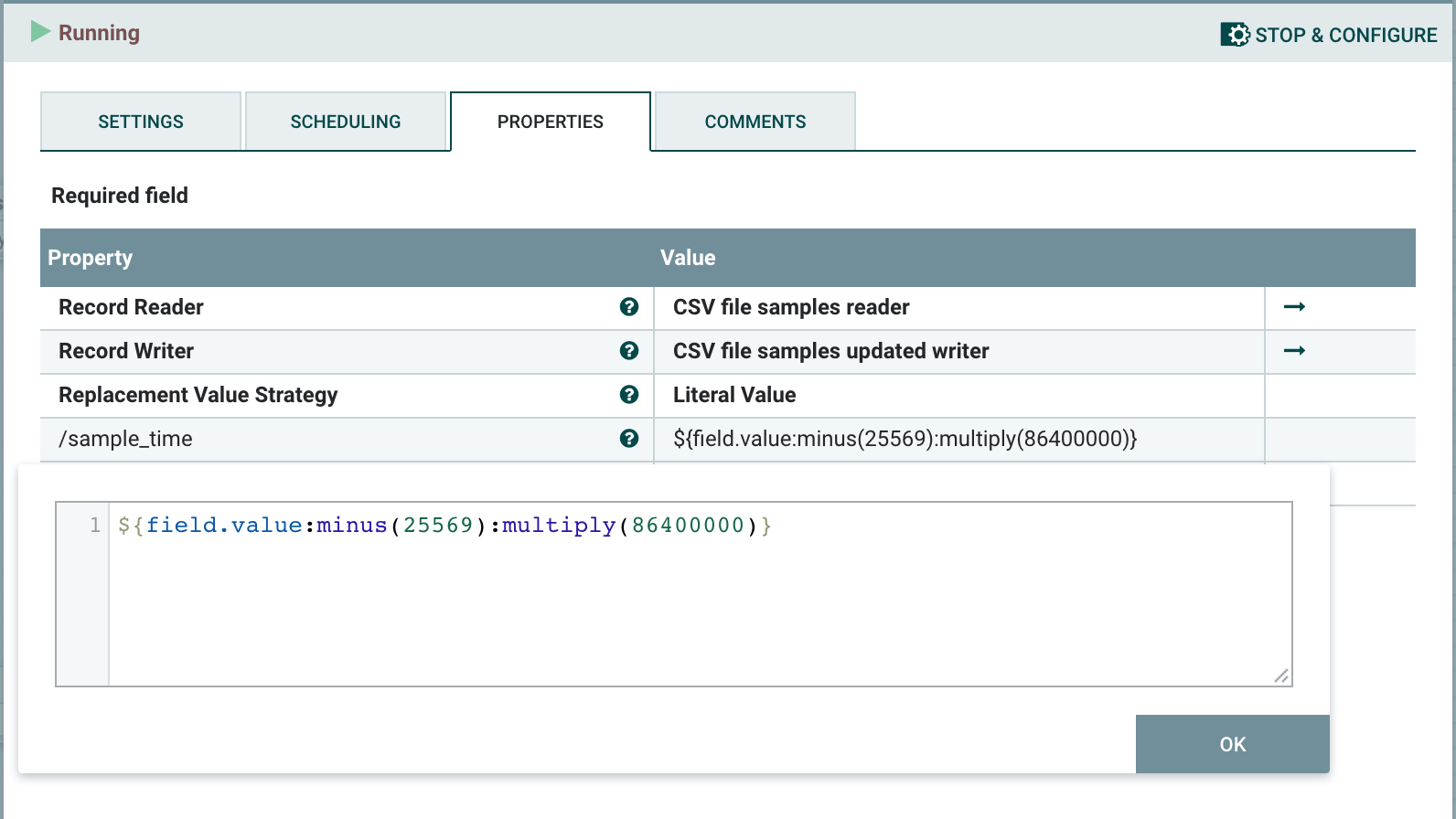 Convert epoch to timestamp using UpdateRecord - Cloudera Community - 310250