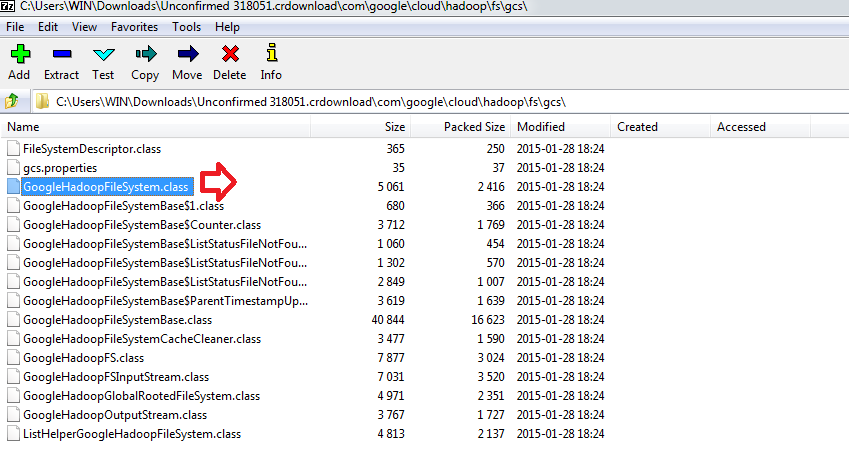 installing hdfs google cloud connector