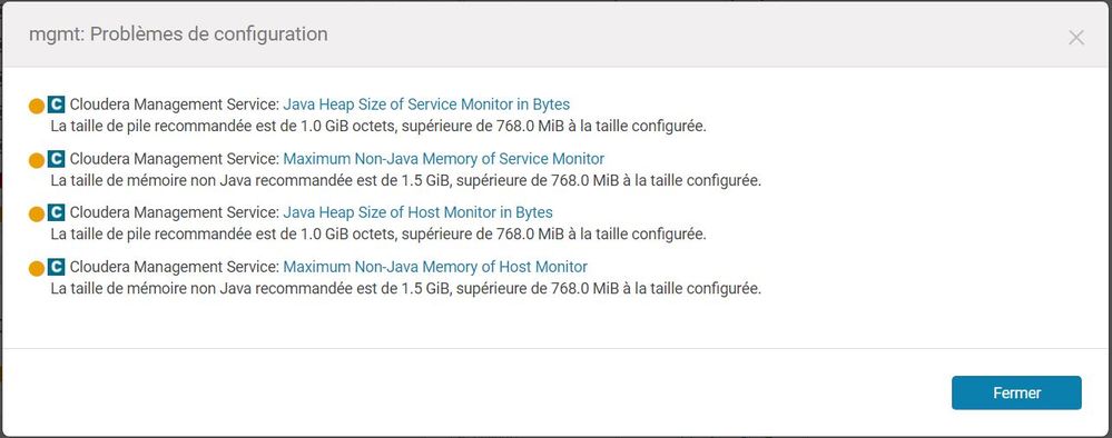 erreur cloudera management service.JPG