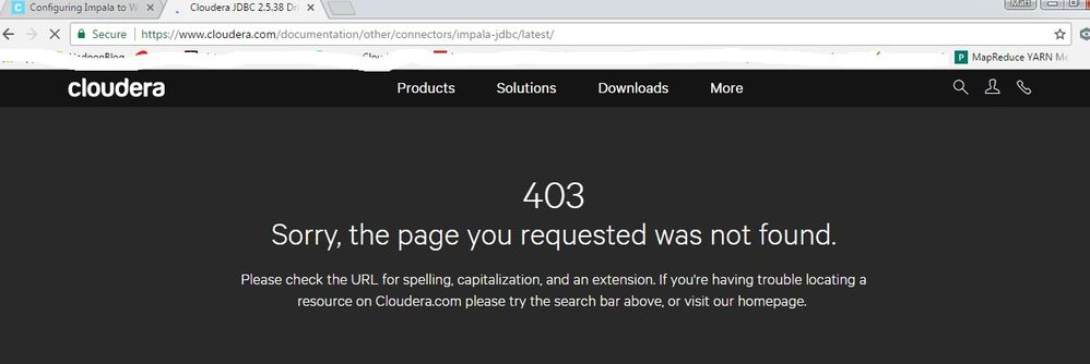 After clicking the hyperlink