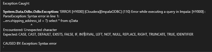 Impala ParseException.png