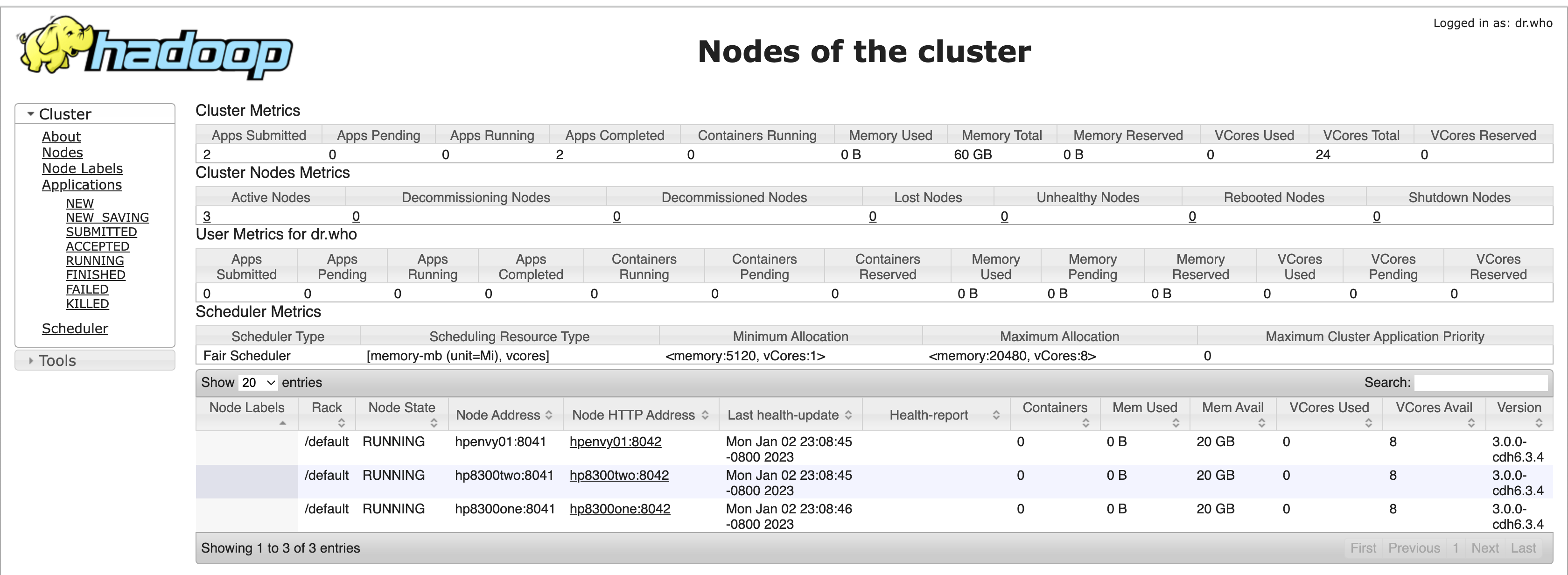 Solved Map Reduce job on YARN hangs in ACCEPTED state Cloudera
