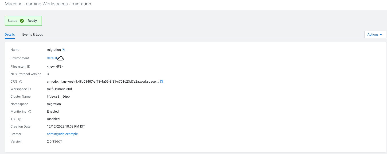 Nfs Disk Migration For Cloudera Machine Learning - - Cloudera 