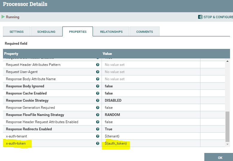 Solved How to get a token from invokeHTTP to use it in an