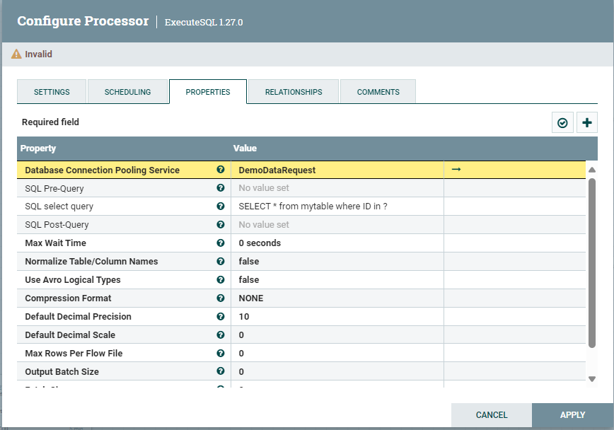 Solved: ExecuteSQL dynamic query does not work but no erro ...