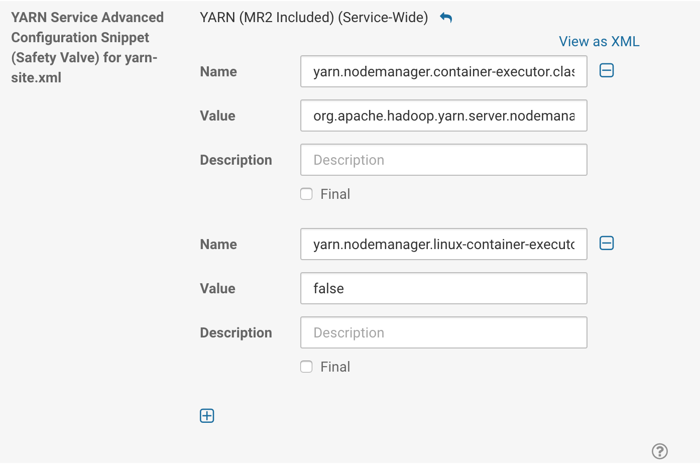 Solved YARN force nobody user on all jobs (and so they fa