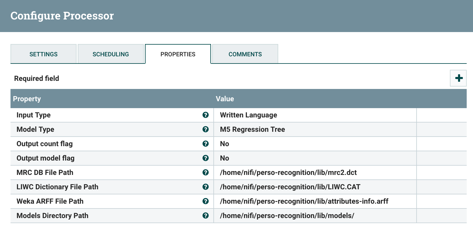 Field required type missing input value