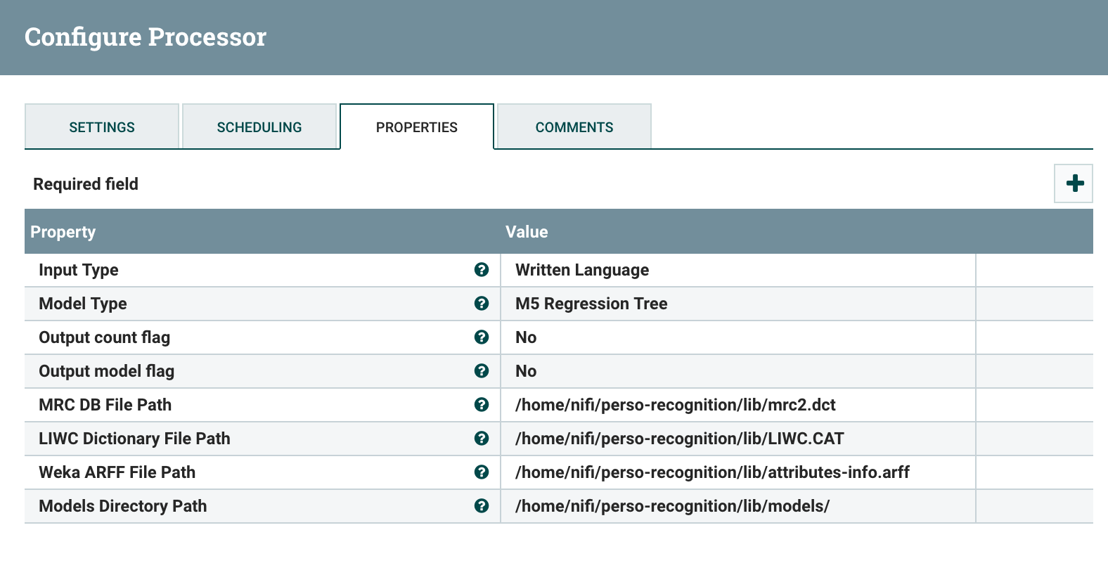 Json атрибуты. Пример prepend Nifi. Coprocessor properties. Nifi MERGERECORD пример.