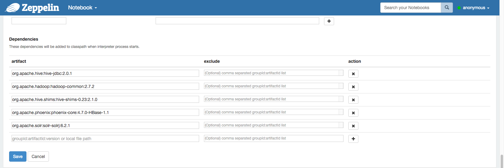 Update Zeppelin JDCB Interpreter To Support Solr S... Cloudera